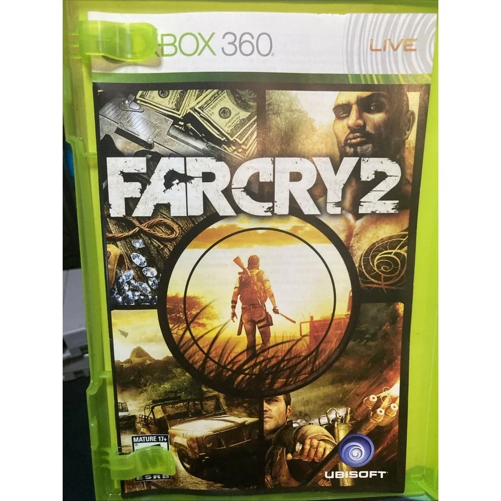 Far Cry 2 Xbox 360 Video Game Complete w/ Manual Ubisoft